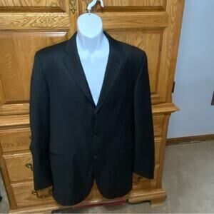 Burberry London 100% Wool Men’s Size 42 XLG Suit Jacket 3 Buttoned Blazer Jacket